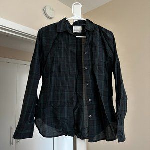 J Crew Slim Fit Button Down Shirt - Green, Small